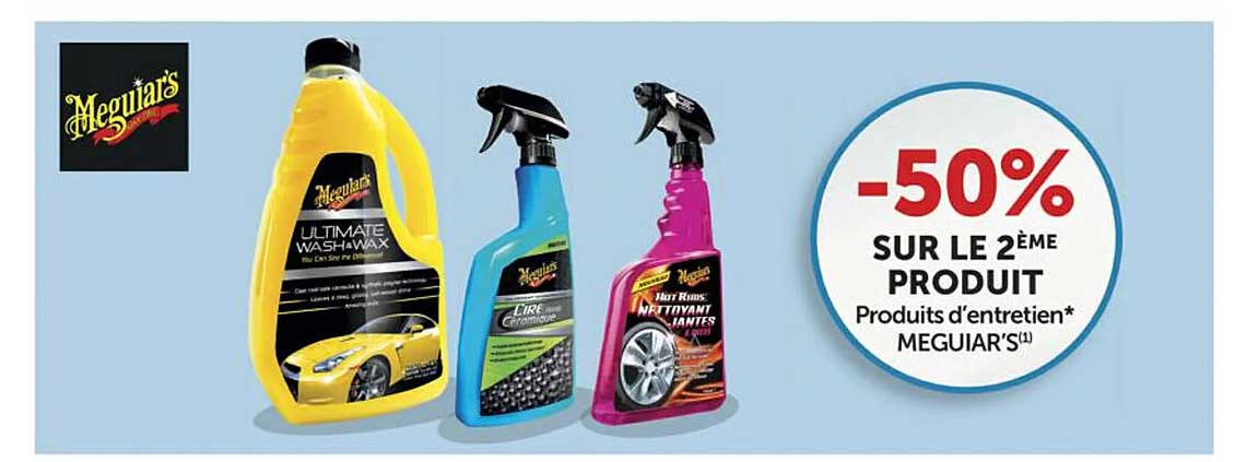 produits d'entretien meguiar's