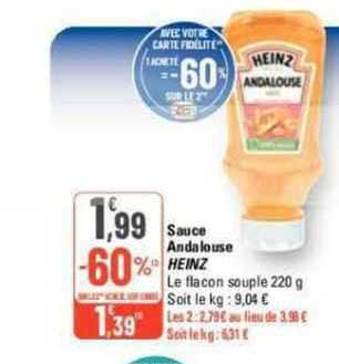 sauce andalouse heinz