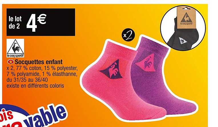 Socquettes Enfant Le Coq Sportif