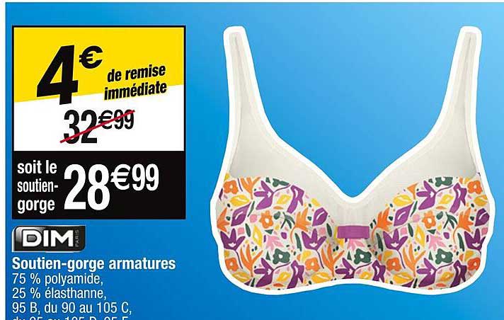 soutien-gorge armatures dim paris