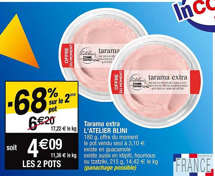 tarama extra l'atelier blini