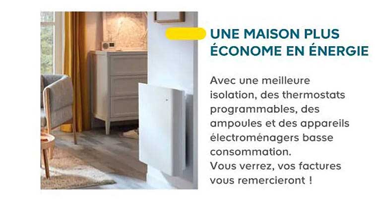une maison plus économe en énergie