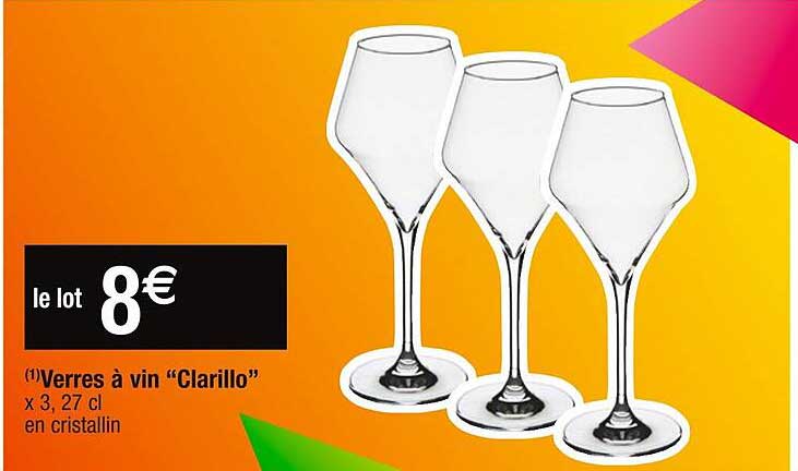 Verres à Vin "clarillo"
