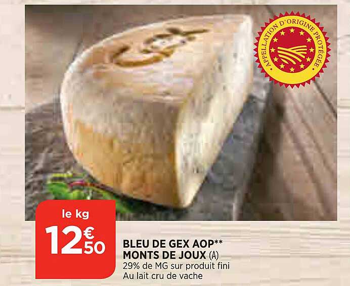 bleu de gex aop monts de joux