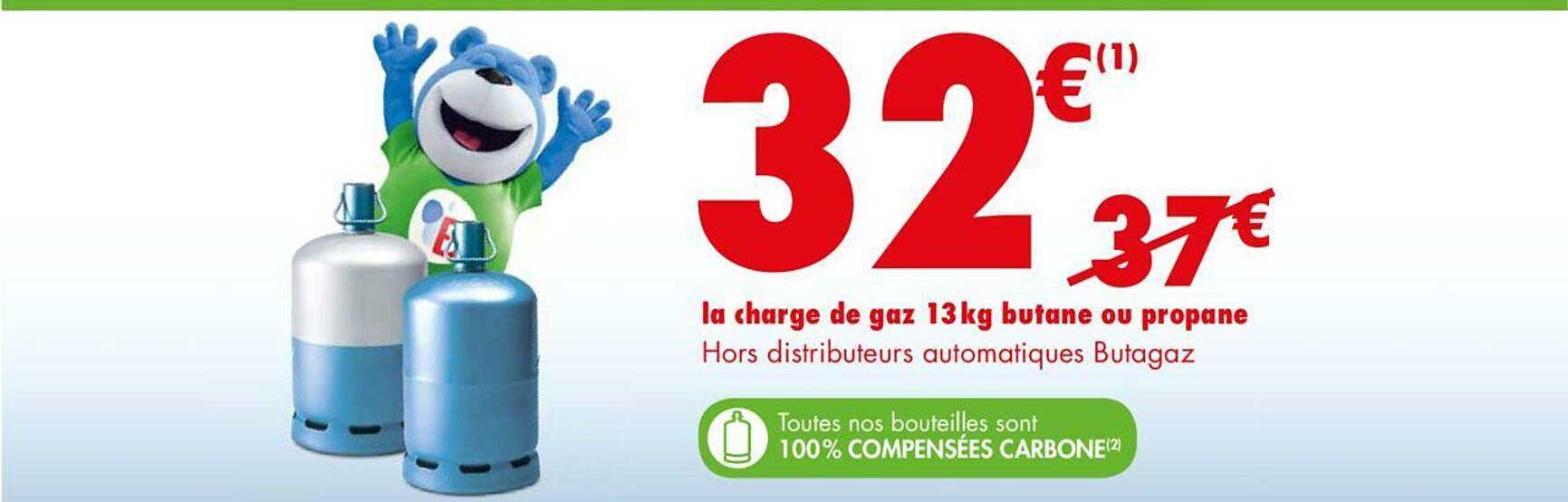 charge de gaz 13kg butane ou propane