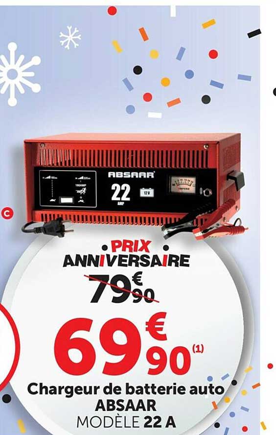 Chargeur De Batterie Auto Absaar Modèle 22 A