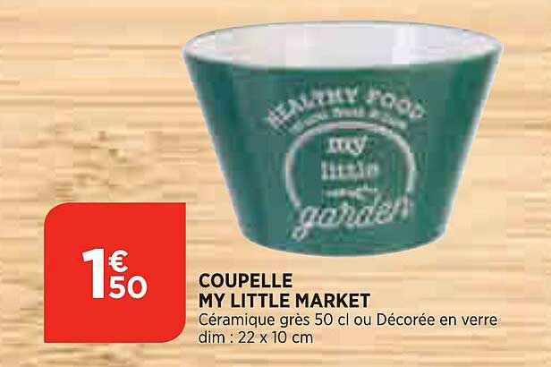 coupelle my little market