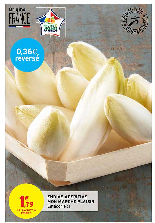endive aperitive mon marché plaisir