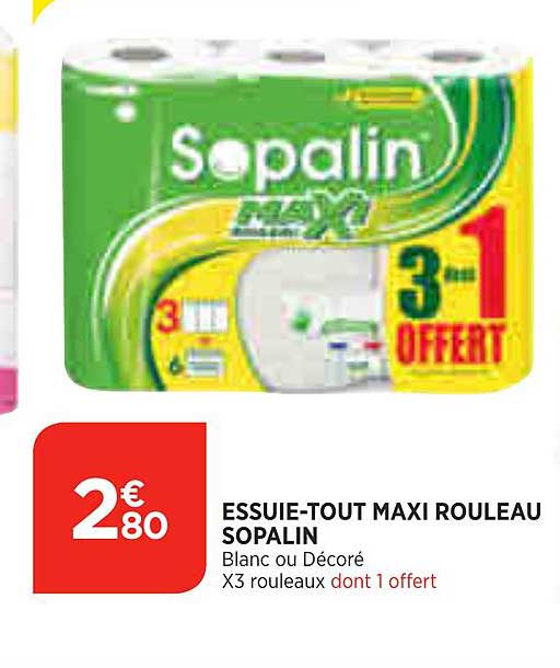 essuie-tout maxi rouleau sopalin