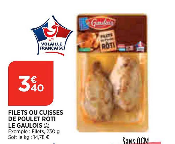 Filets Ou Cuisses De Poulet Rôti Le Gaulois