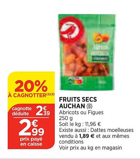 Fruits Secs Auchan