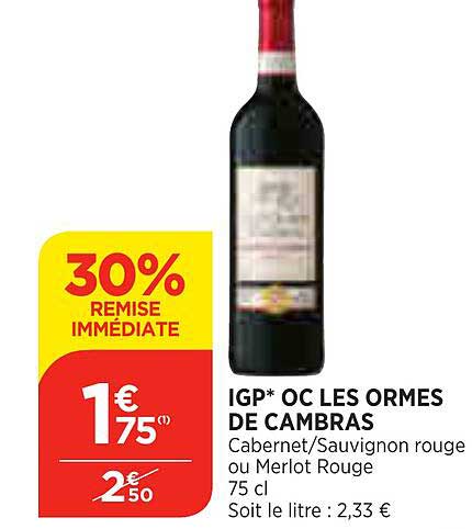 igp oc les ormes de cambras