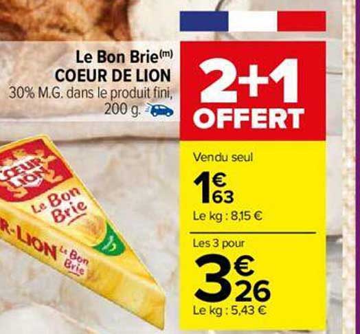 Le Bon Brie Coeur De Lion
