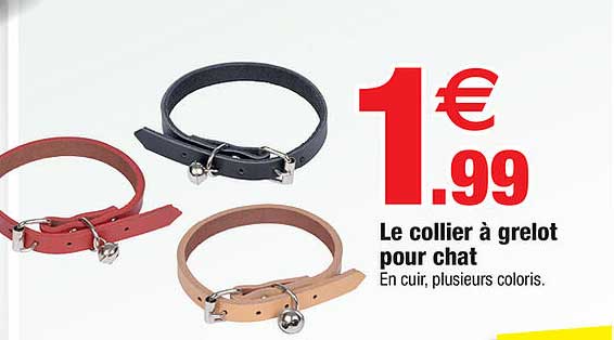 le collier à grelot pour chat