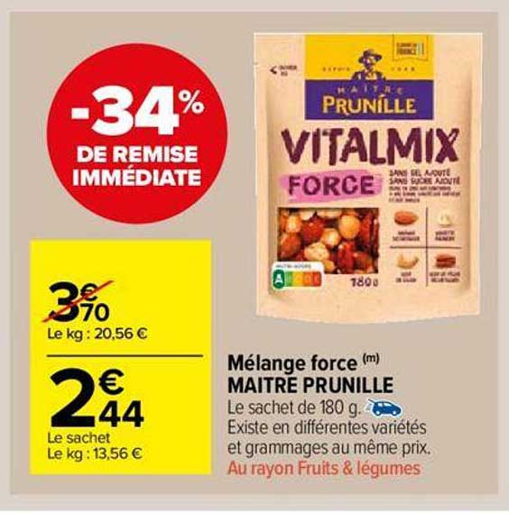 mélange force maitre prunille