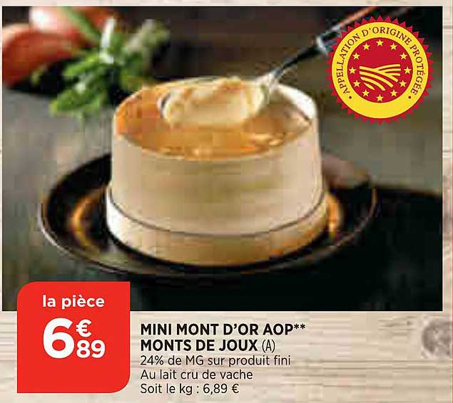 mini mont d'or aop monts de joux