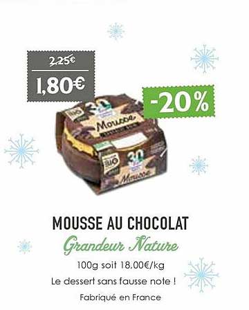 mousse au chocolat grandeur nature