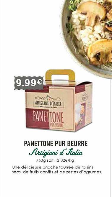 panettone pur beurre artigiani d'italia