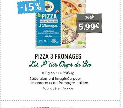 pizza 3 fromages les p'tits chefs du bio