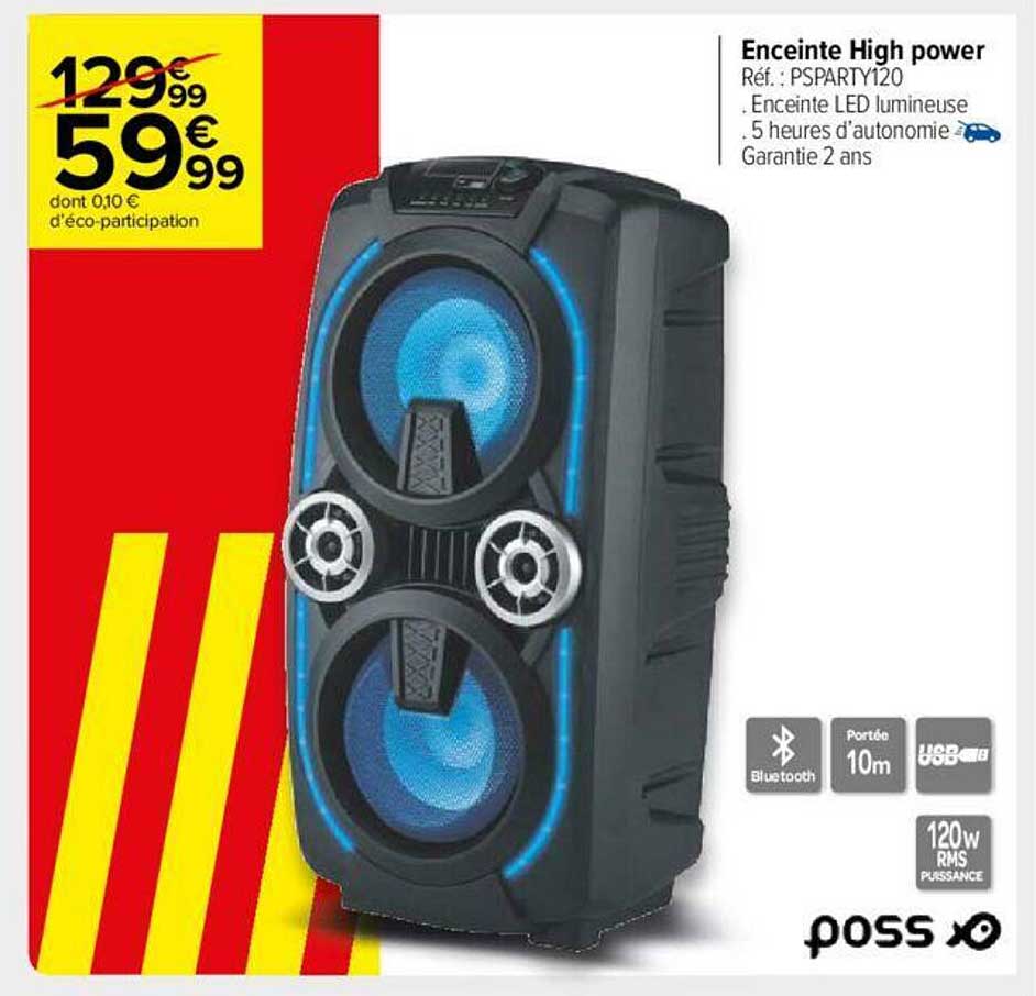 poss enceinte high power