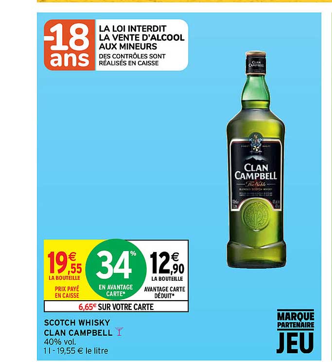 scotch whisky clan campbell