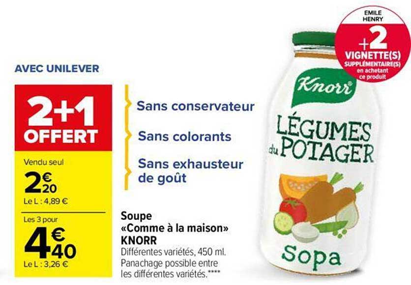 soupe "comme à la maison" knorr