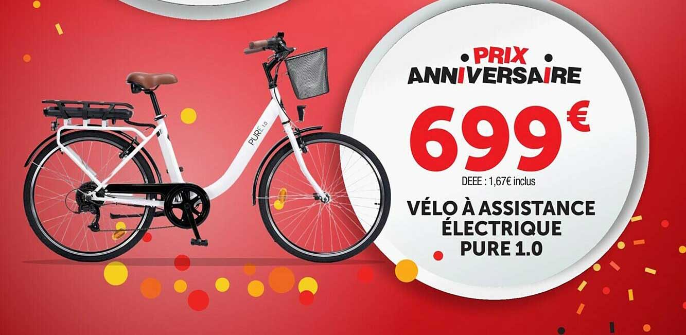 vélo à assistance électrique pure 1.0