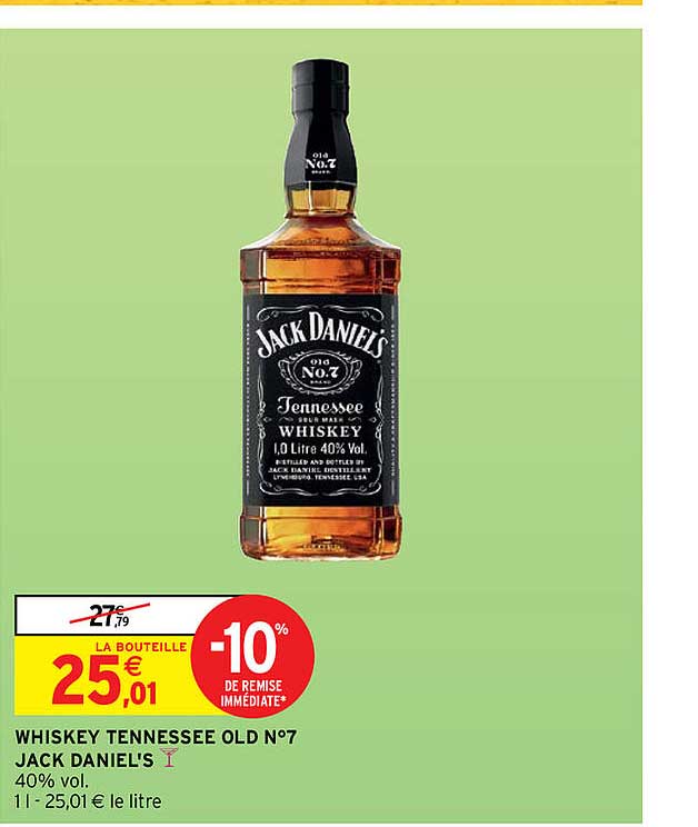 whiskey tennessee old n°7 jack daniel's