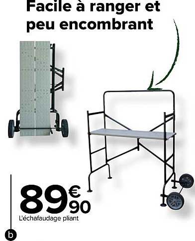 L'échafaudage Pliant