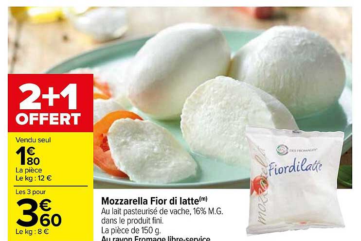 mozzarella fior di latte