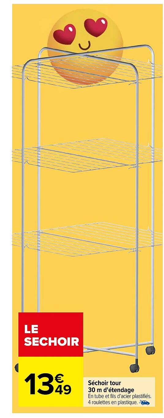 séchoir tour 30 m d'étendage