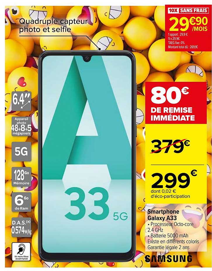 Smartphone Galaxy A33 Samsung