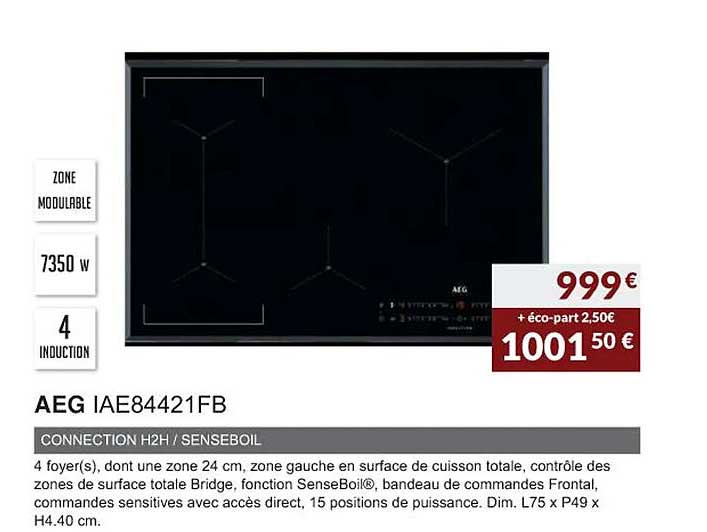 Aeg Iae84421fb Connection H2h-senseboil