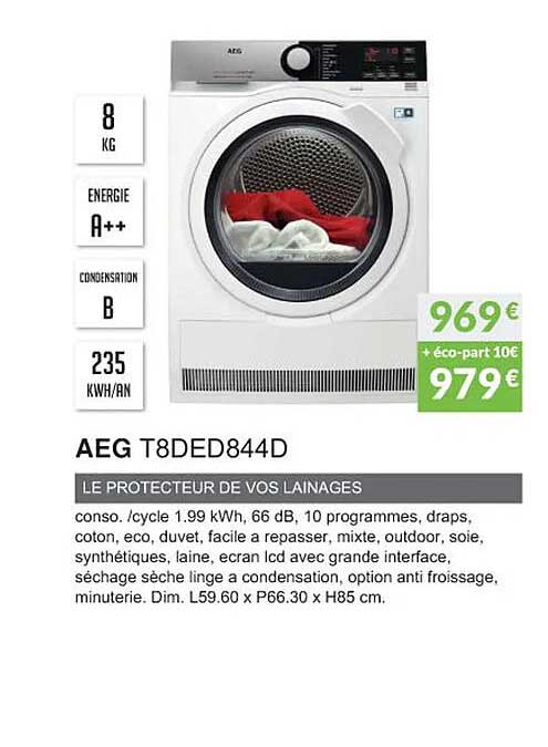 aeg t8ded844d le protecteur de vos lainages