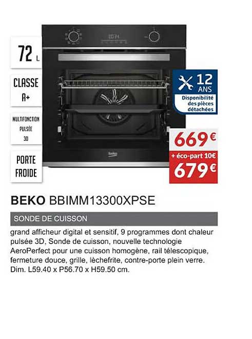 beko bbimm13300xpse sonde de cuisson