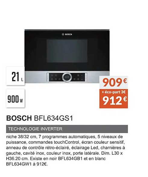 bosch bfl634gs1 technologie inverter