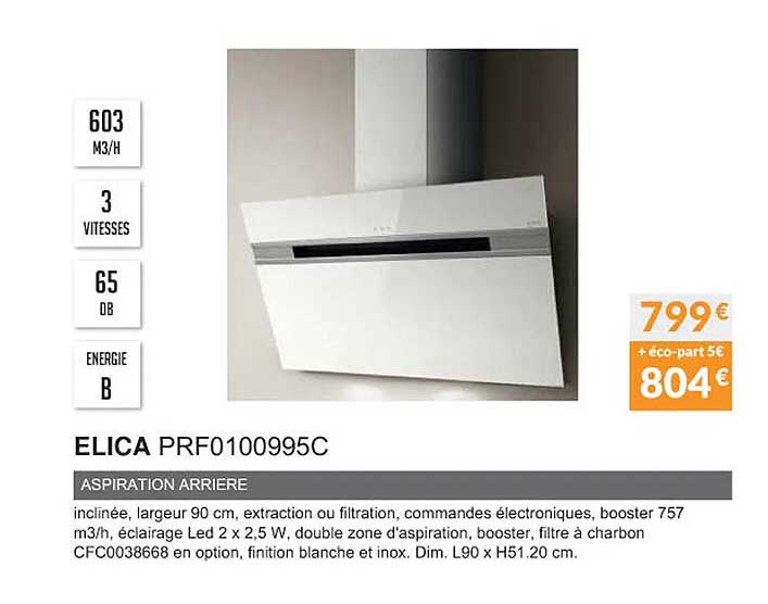 elica prf0100995c aspiration arrière