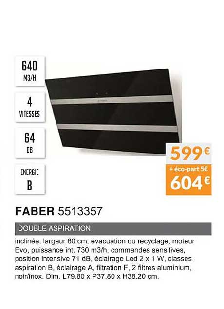faber 5513357 double aspiration