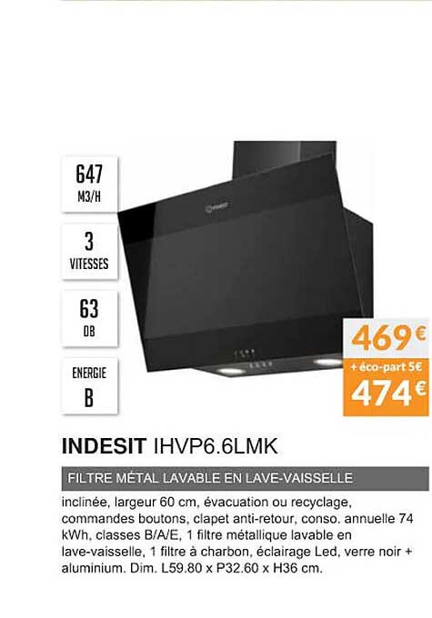 indesit ihvp6.6lmk filtre métal lavable en lave-vaisselle