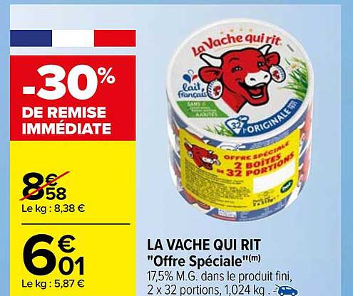 la vache qui rit "offre spéciale"