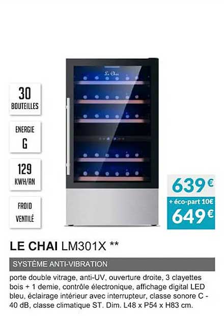 le chai lm301x système anti-vibration