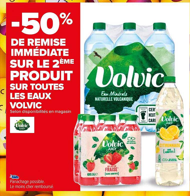 les eaux volvic