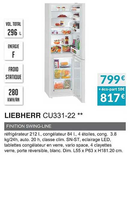 liebherr cu331-22 finition swing-line