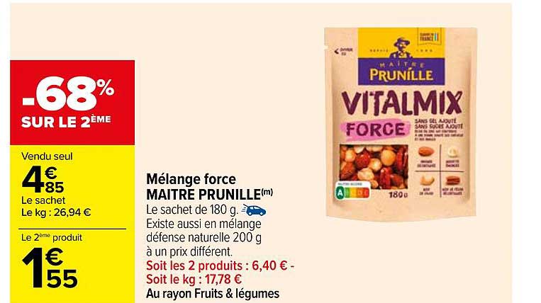 mélange force maître prunille