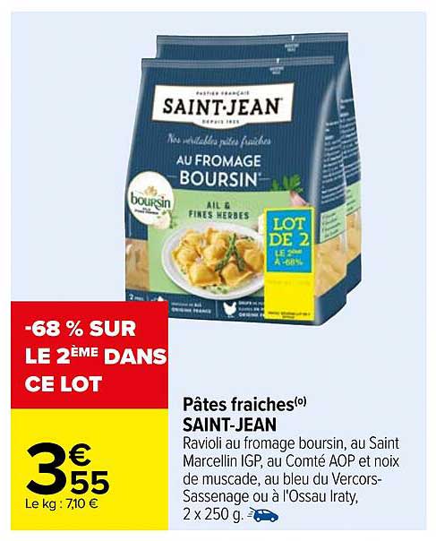 pâtes fraîches saint-jean