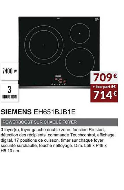siemens eh651bjb1e powerboost sur chaque foyer