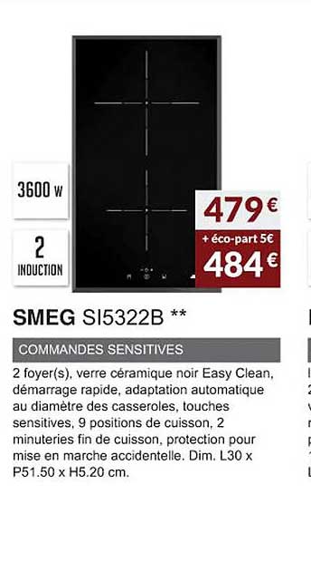 Smeg Si5322b Commandes Sensitives