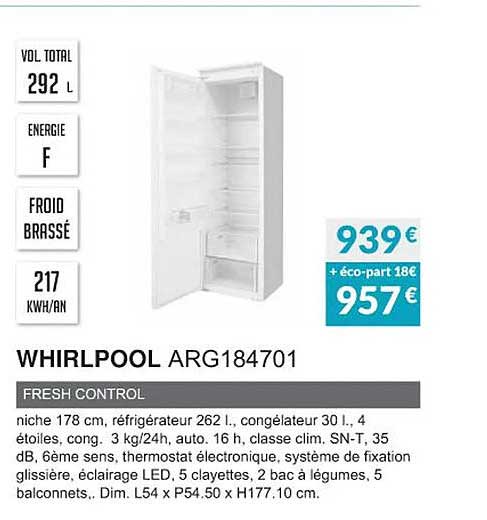 whirlpool arg184701 fresh control