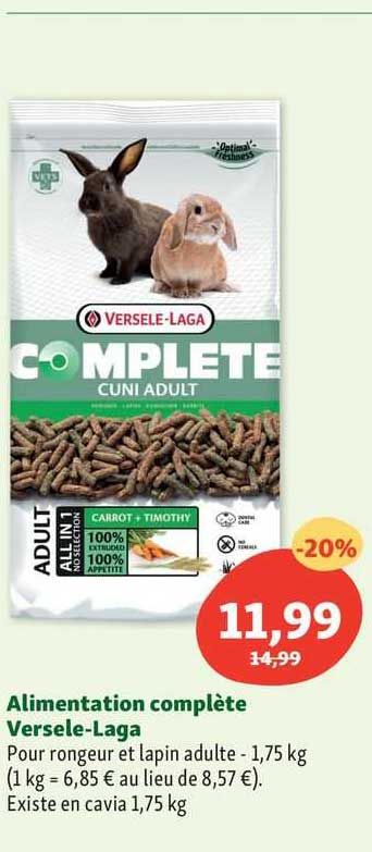 alimentation complète versele-laga