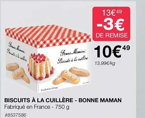 biscuits à la cuillère - bonne maman